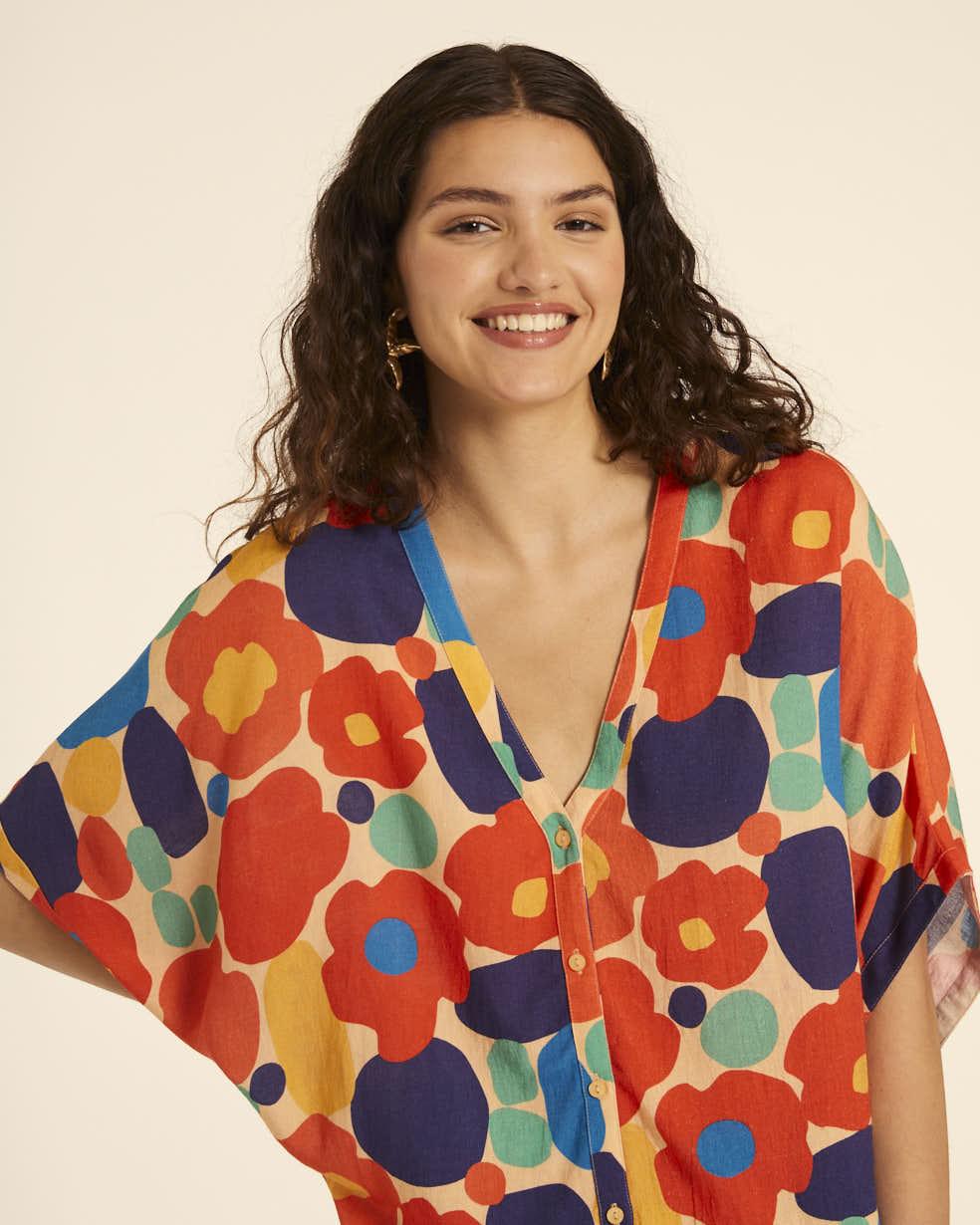 pepaloves CAMISA KIMONO BLOSSOM