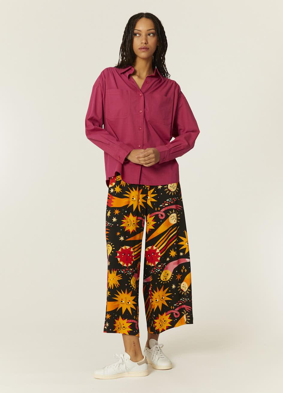 Pepaloves CAMISA OVERSIZE CEREZA