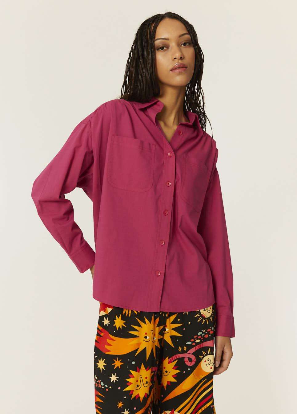 Pepaloves CAMISA OVERSIZE CEREZA