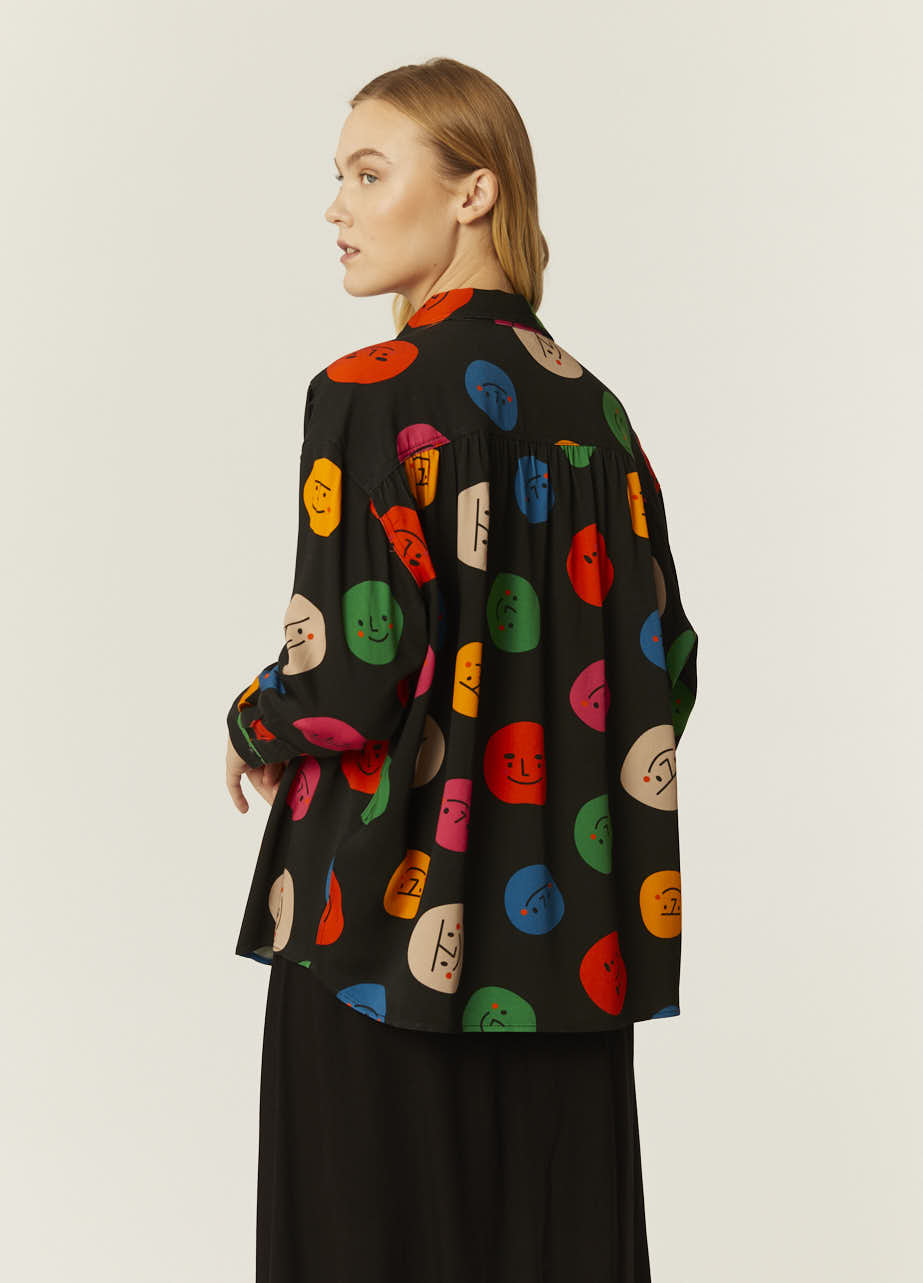 Pepaloves CAMISA OVERSIZE FACES