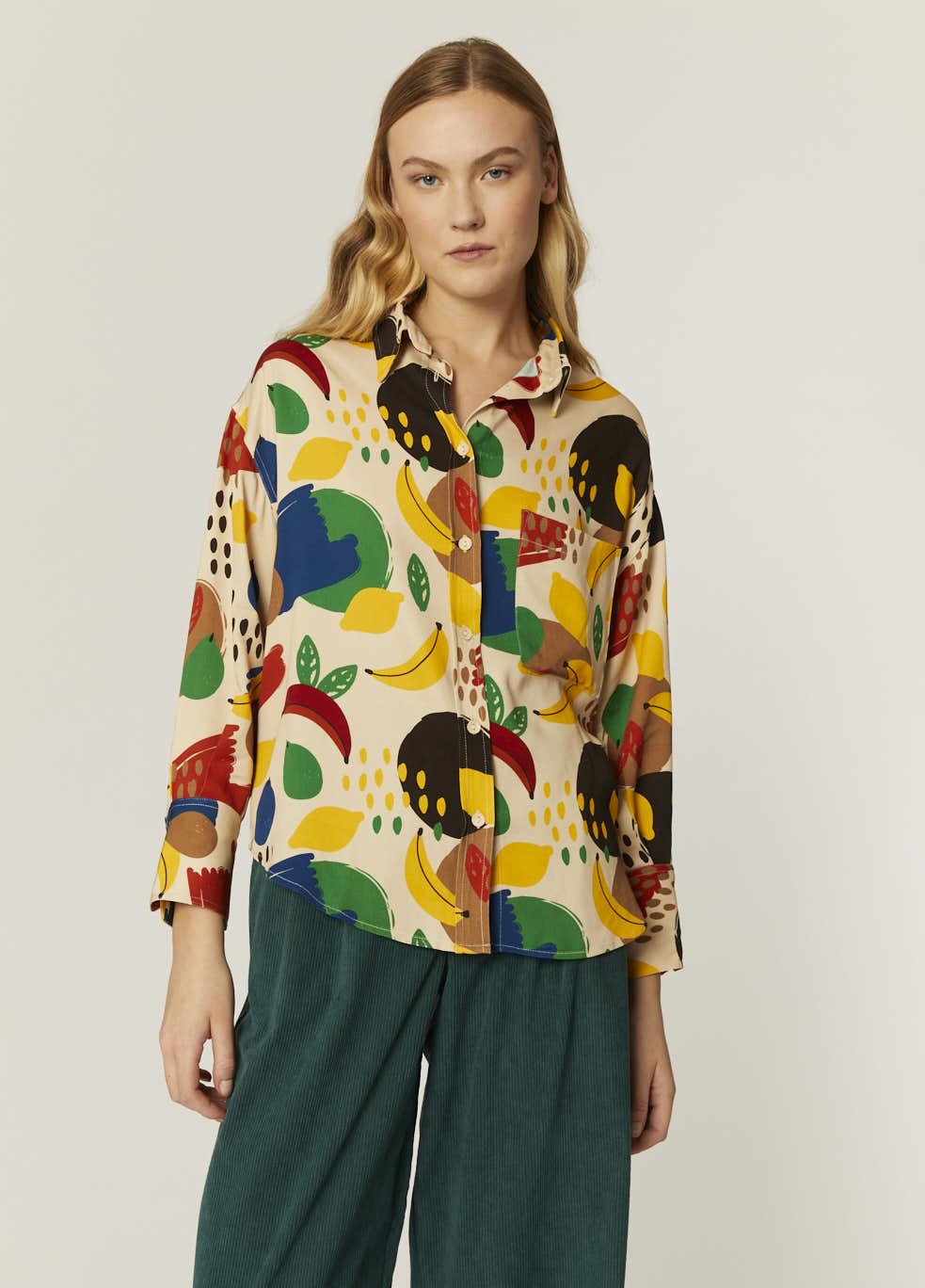 Pepaloves CAMISA OVERSIZE FRUITY FALL