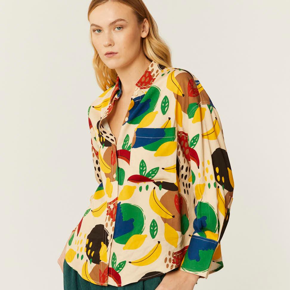 pepaloves CAMISA OVERSIZE FRUITY FALL