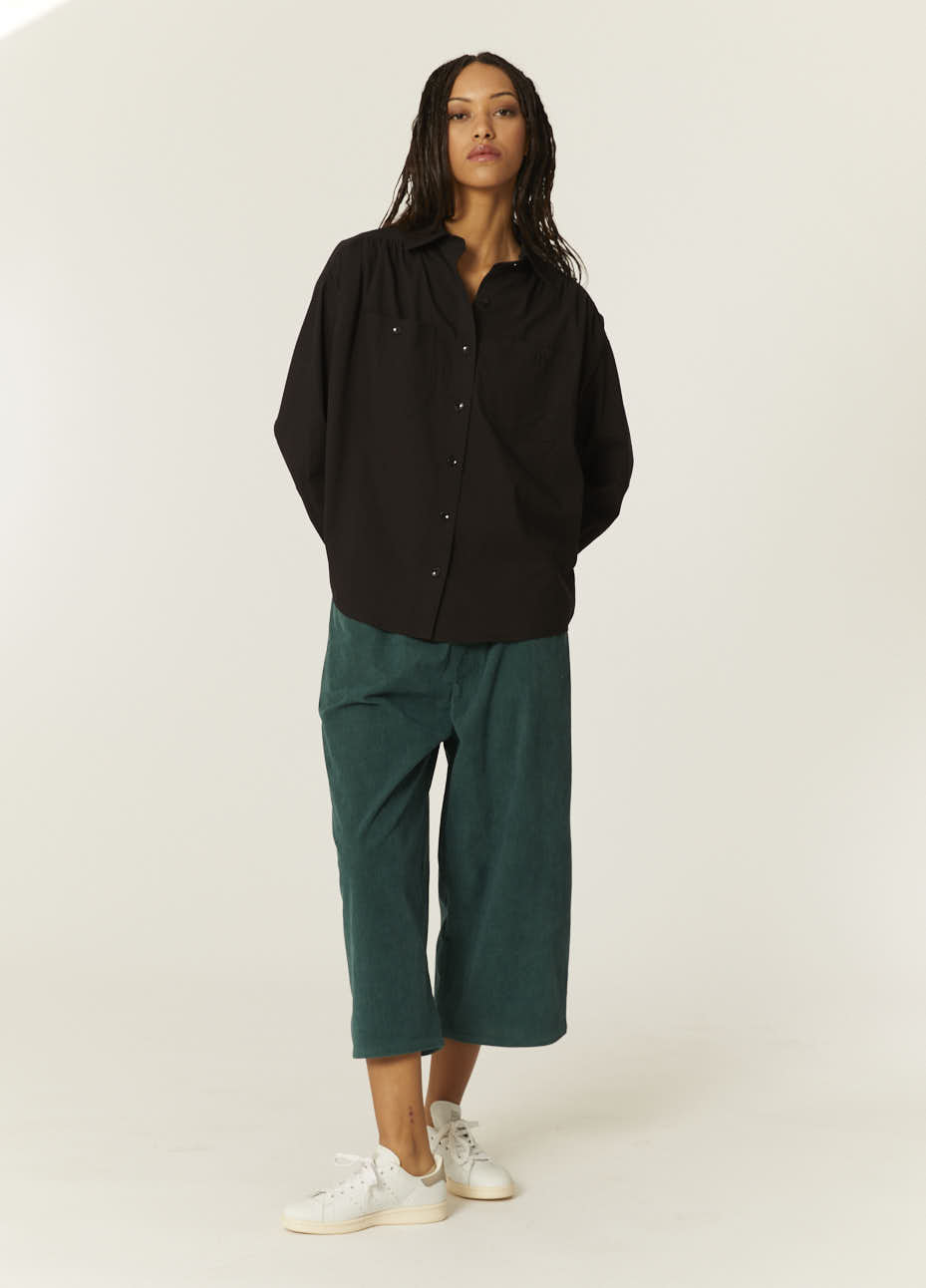 Pepaloves CAMISA OVERSIZE NEGRA