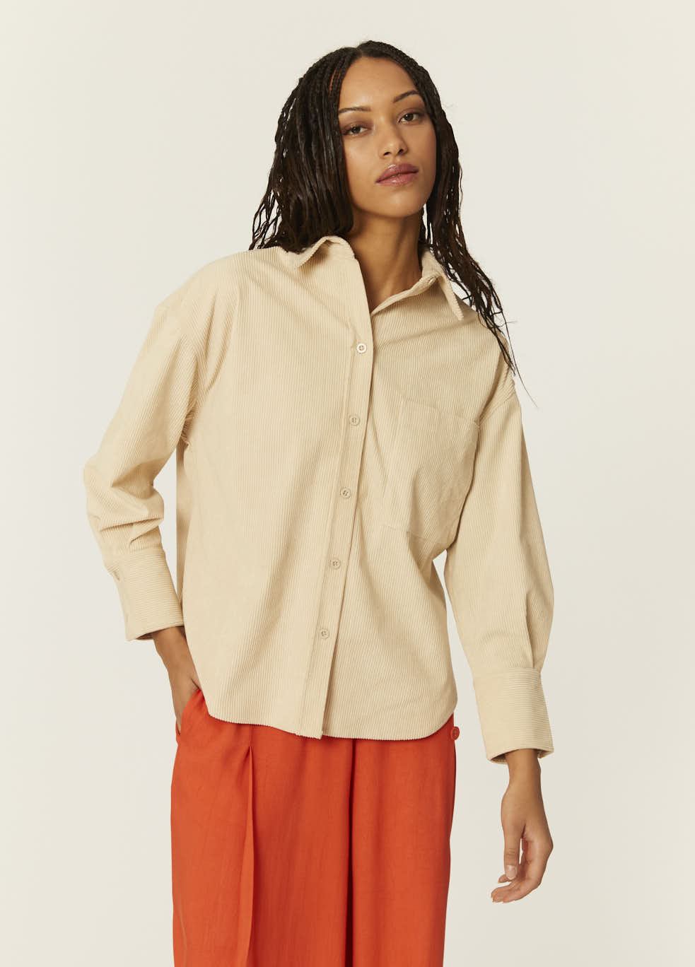 Pepaloves CAMISA PANA BEIGE