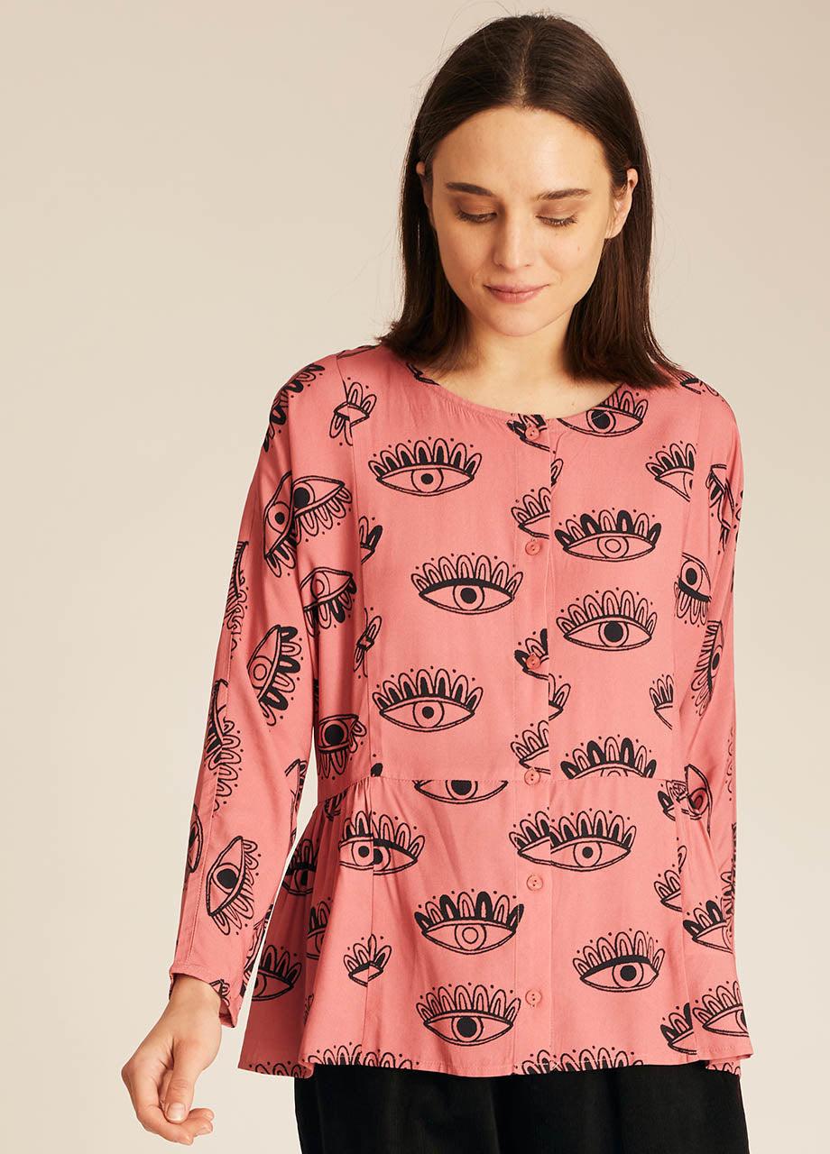 Pepaloves EYE PRINT BLOUSE