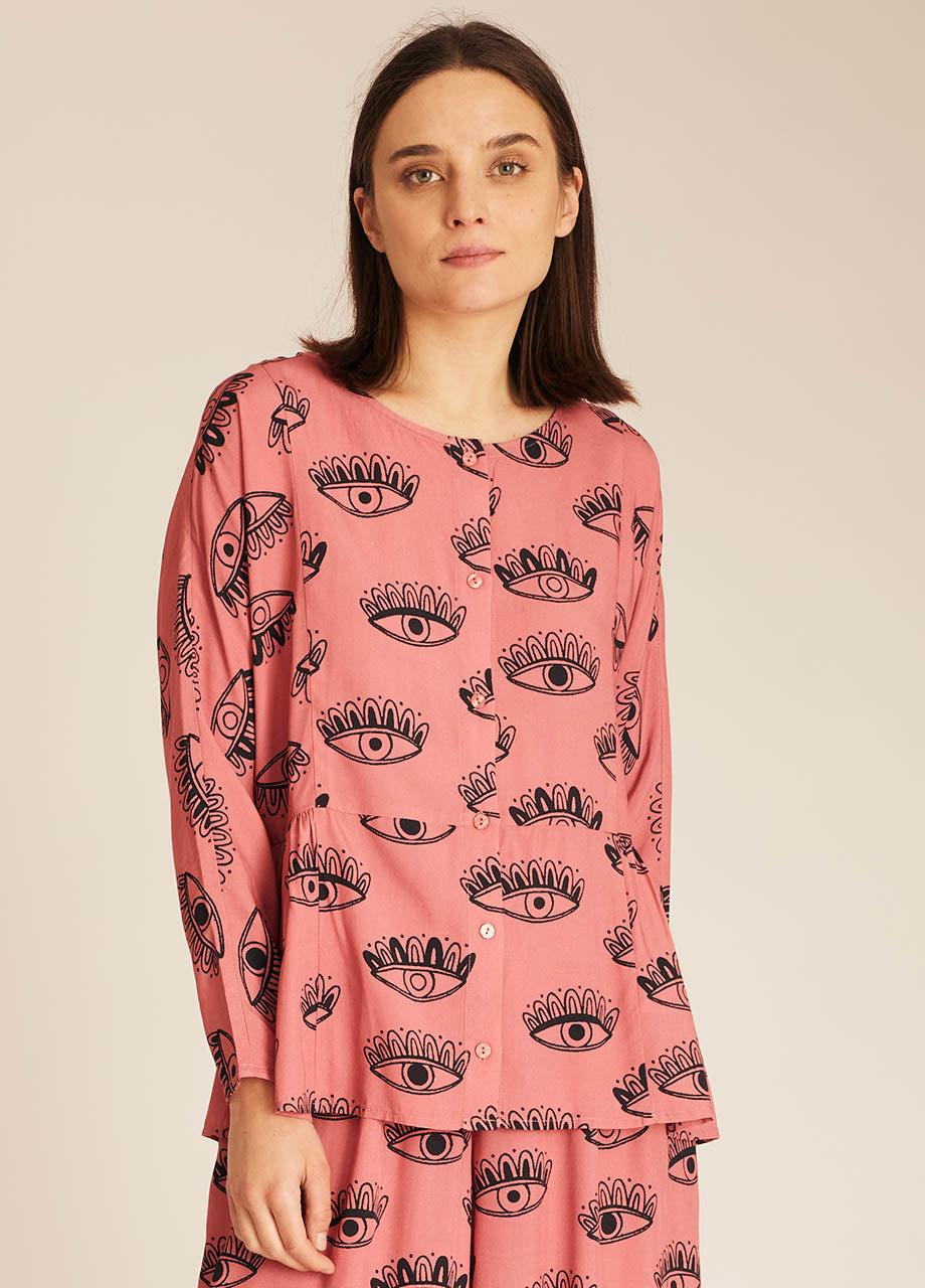 pepaloves EYE PRINT BLOUSE
