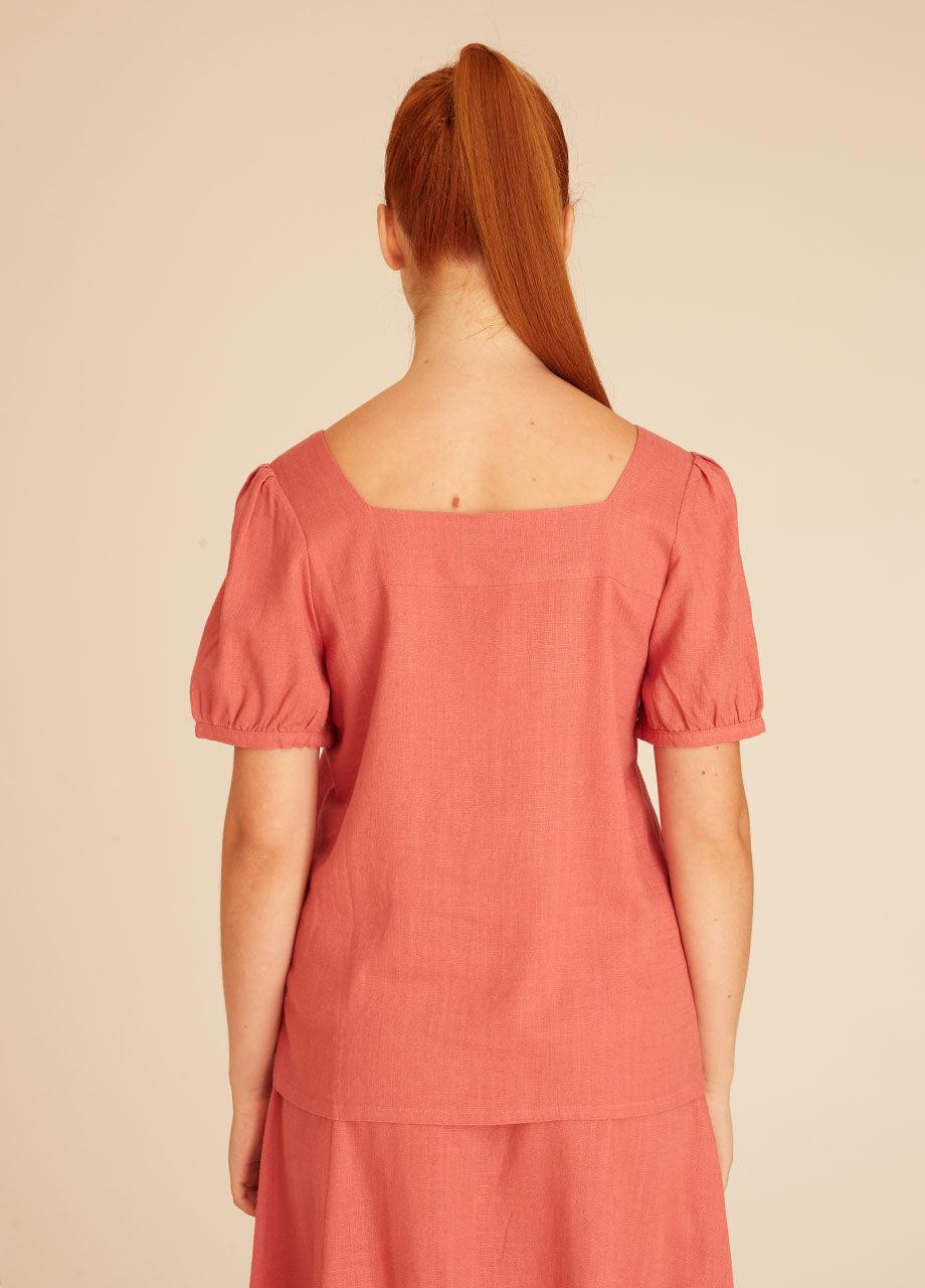 Pepaloves LINEN BLOUSE PINK