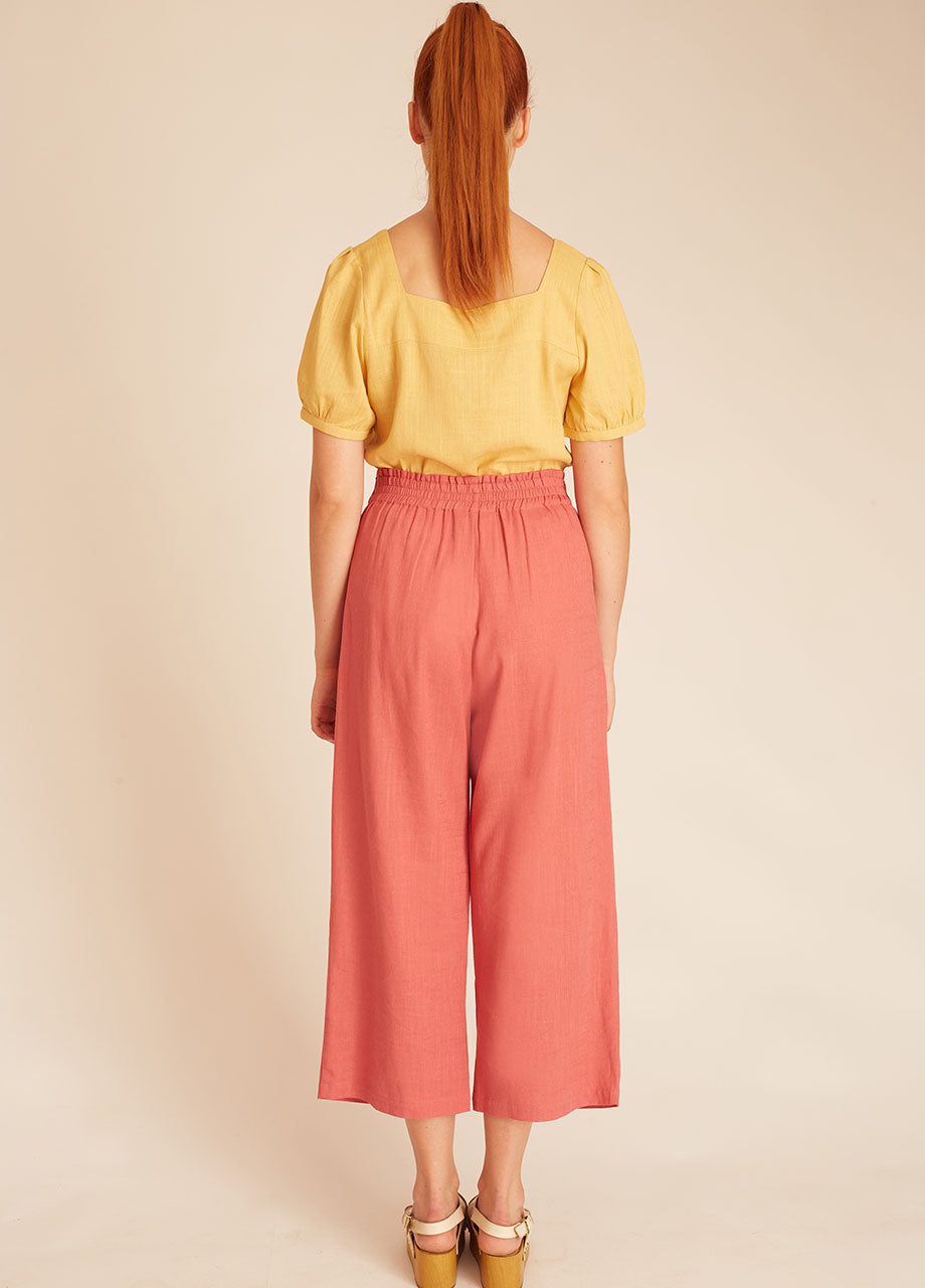 Pepaloves LINEN BLOUSE YELLOW