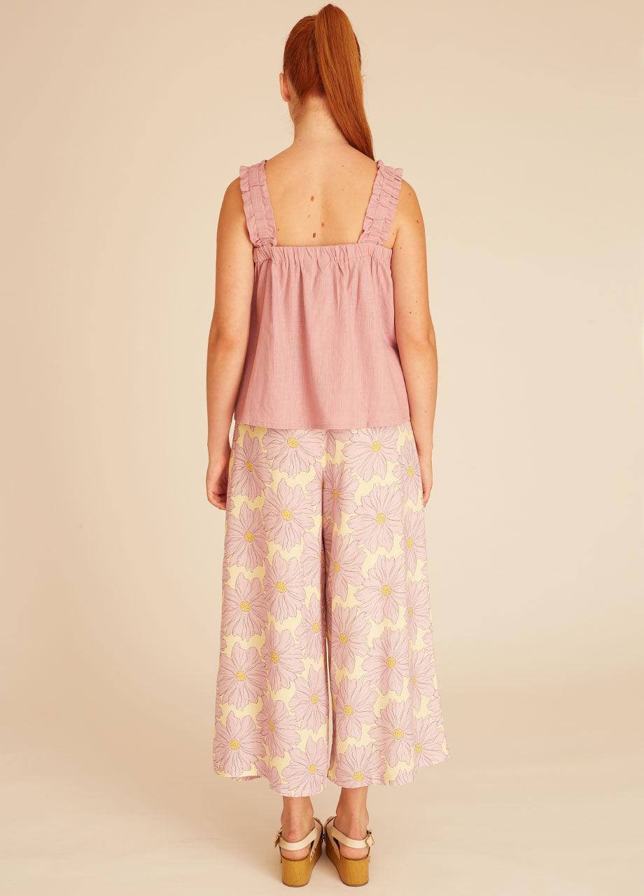 Pepaloves LINEN TOP LILAC