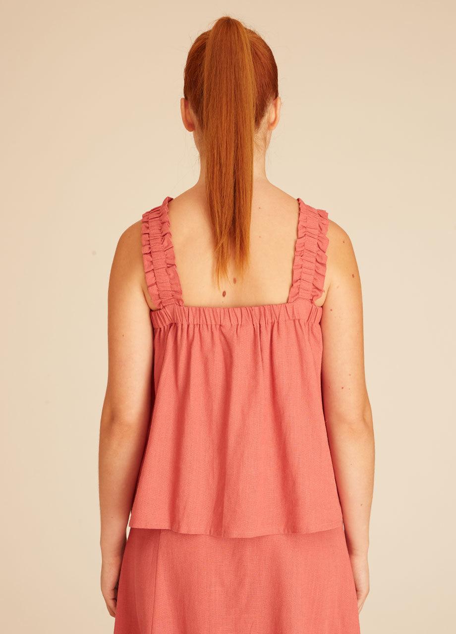 Pepaloves LINEN TOP PINK