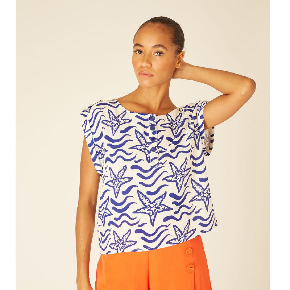 pepaloves NAVY STARS BLOUSE