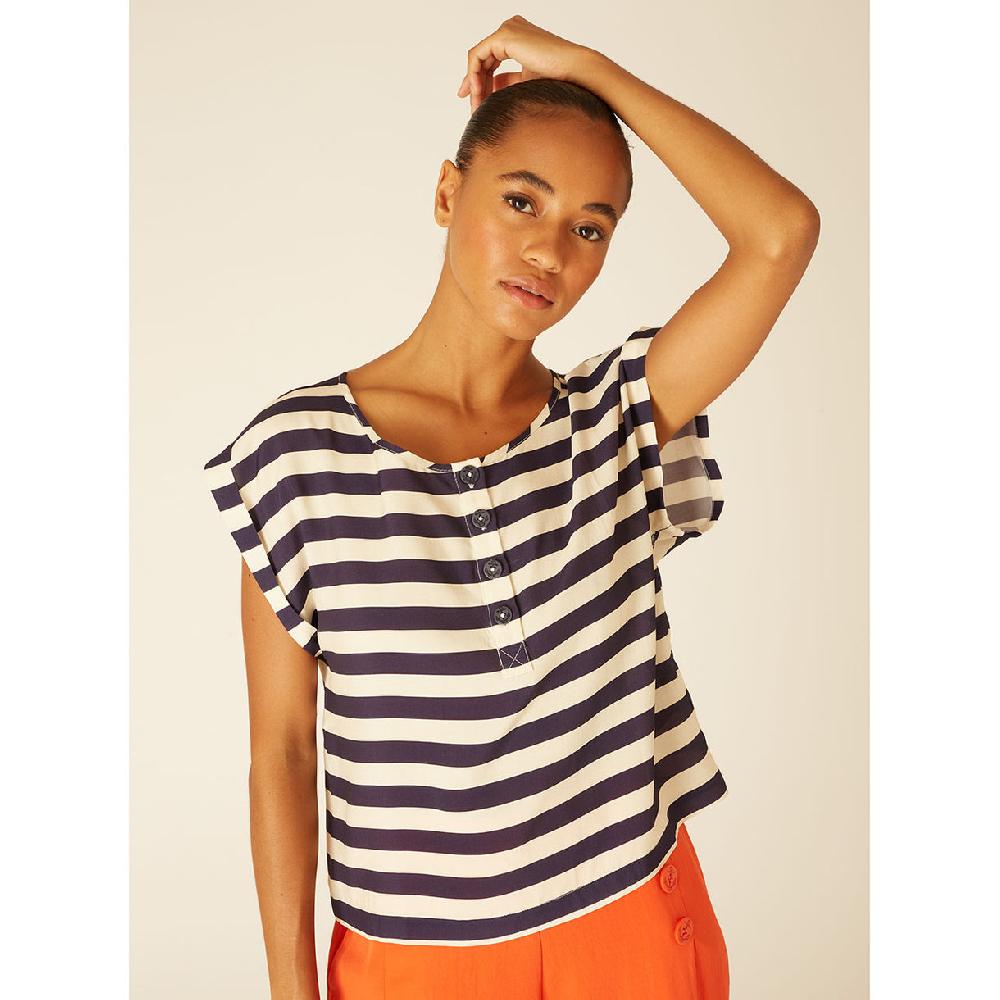 pepaloves NAVY STRIPES BLOUSE