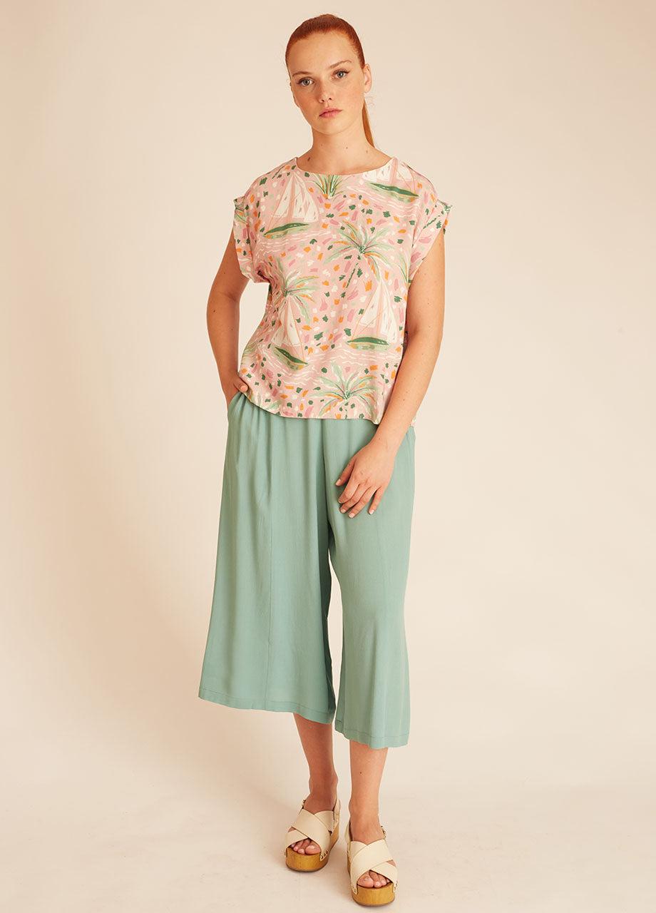 Pepaloves PINK BOATS BLOUSE