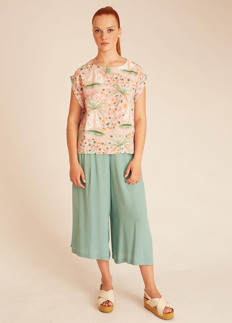 Pepaloves PINK BOATS BLOUSE