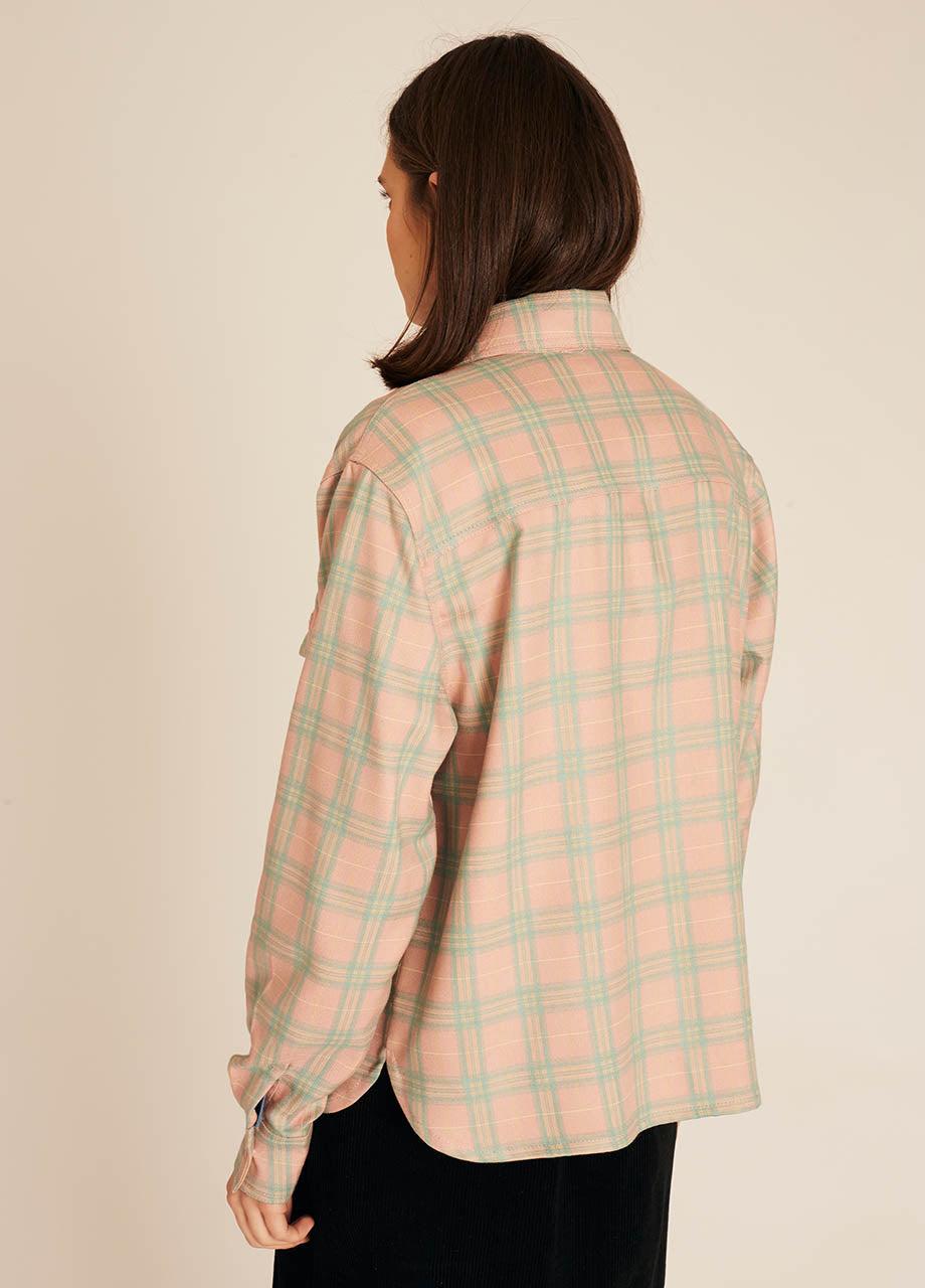 Pepaloves SQUARES OVERSHIRT NUDE