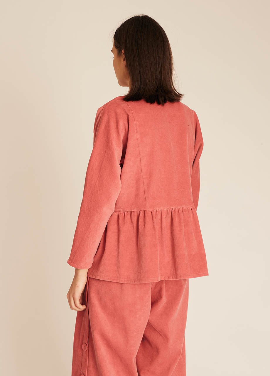 Pepaloves THIN CORDUROY SHIRT PINK