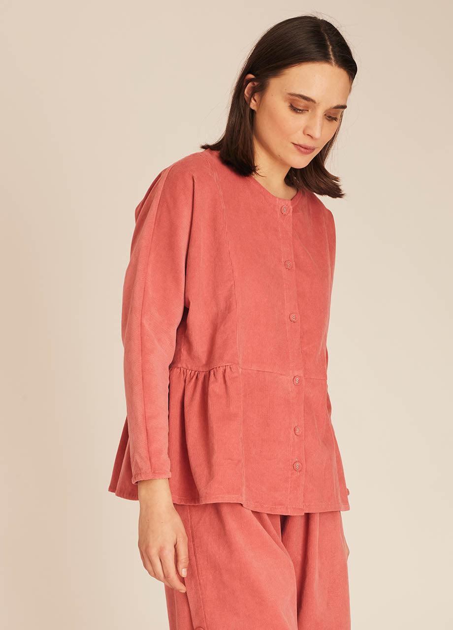 Pepaloves THIN CORDUROY SHIRT PINK
