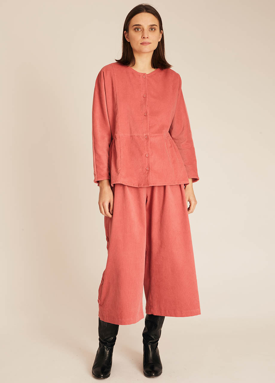 Pepaloves THIN CORDUROY SHIRT PINK