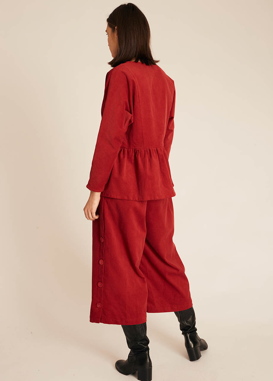 Pepaloves THIN CORDUROY SHIRT RED