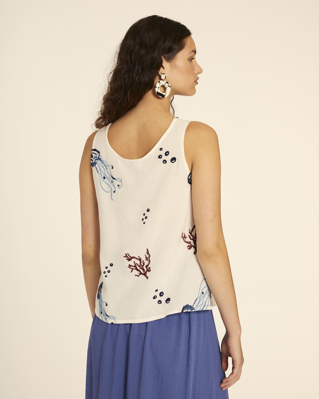 Pepaloves TOP BORDADO MEDUSAS