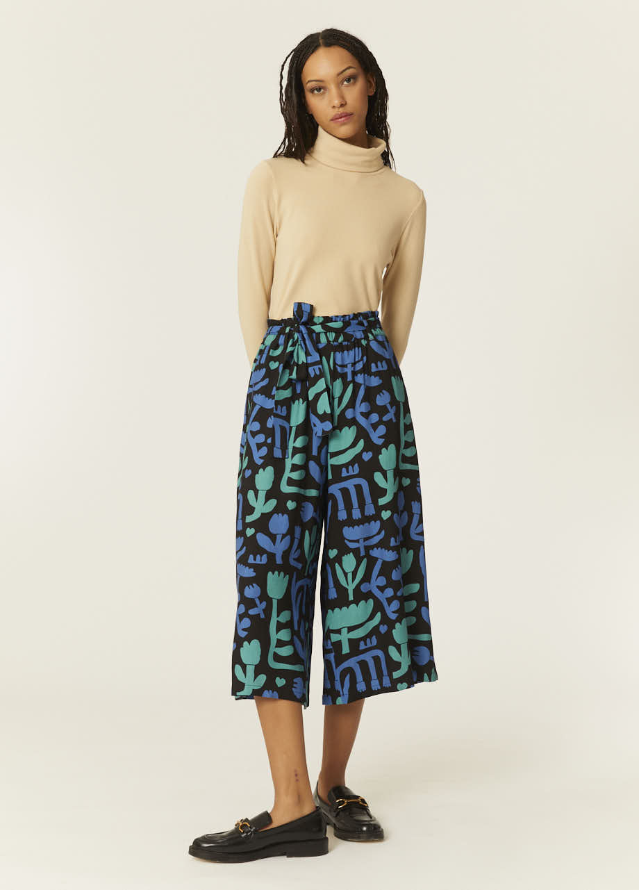 Pepaloves TOP CANALE CUELLO ALTO BEIGE