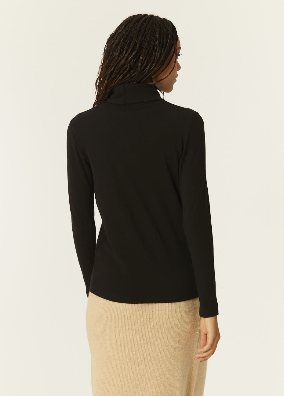 Pepaloves TOP CANALE CUELLO ALTO NEGRO