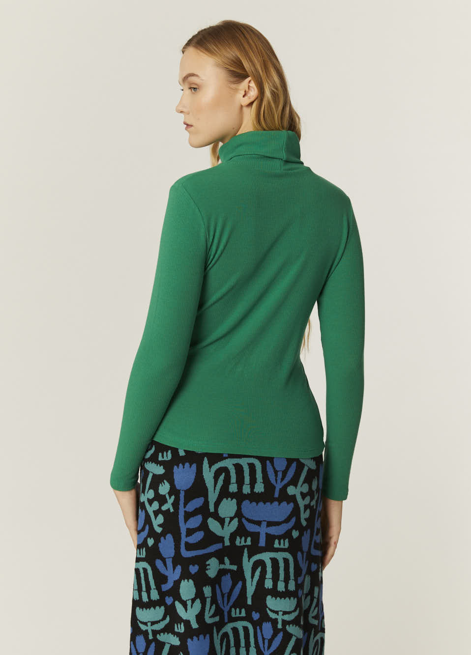 Pepaloves TOP CANALE CUELLO ALTO VERDE