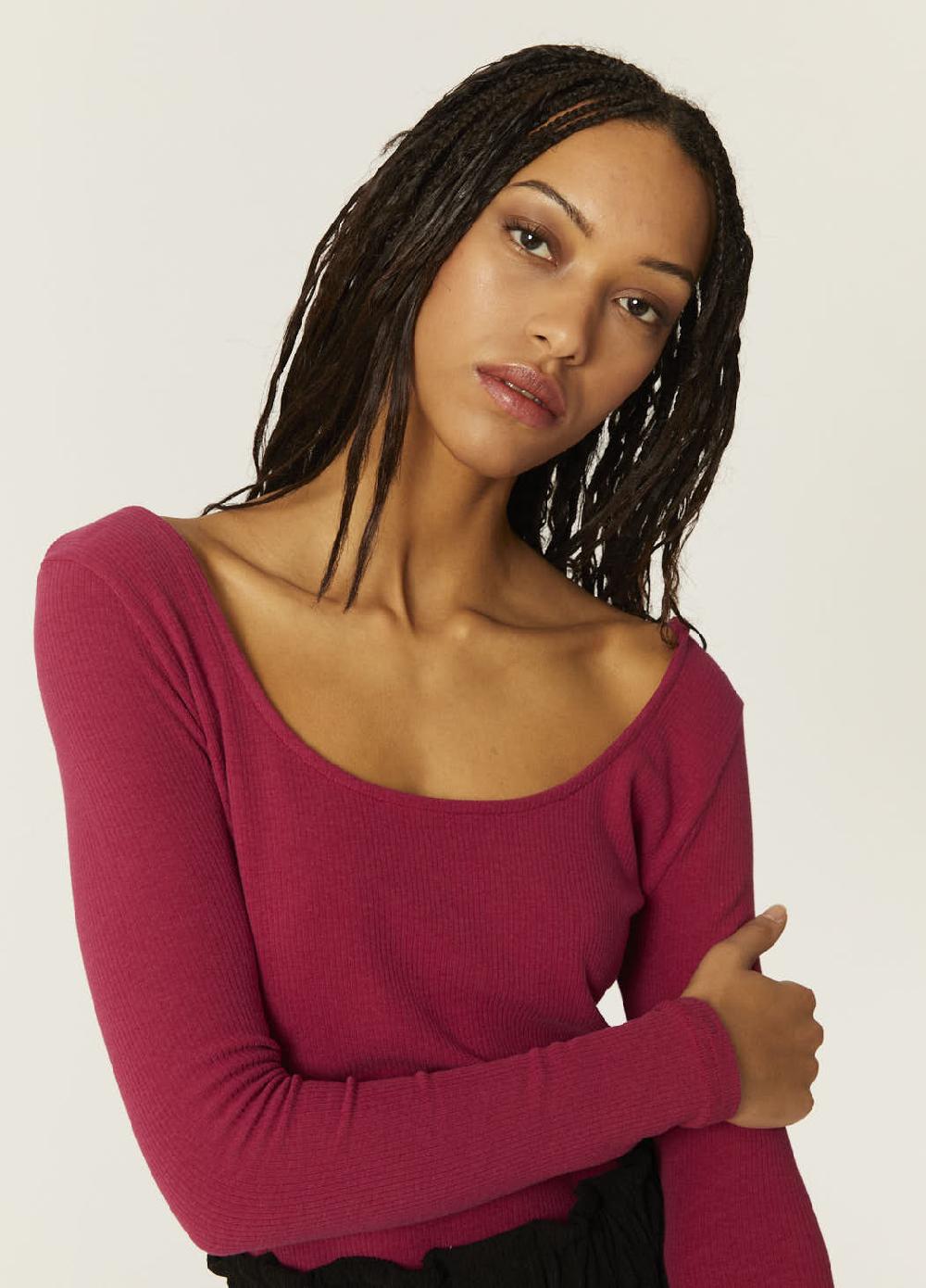 Pepaloves TOP CANALE CUELLO U CEREZA