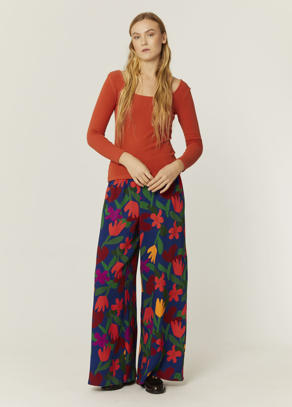 Pepaloves TOP CANALE CUELLO U NARANJA