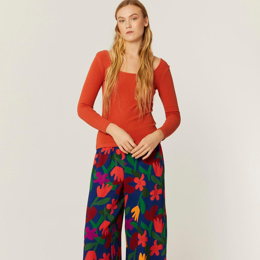 pepaloves TOP CANALE CUELLO U NARANJA