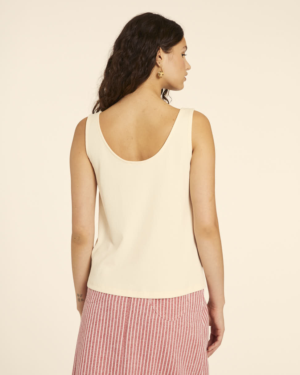 Pepaloves TOP CANALE TIRANTAS CREMA