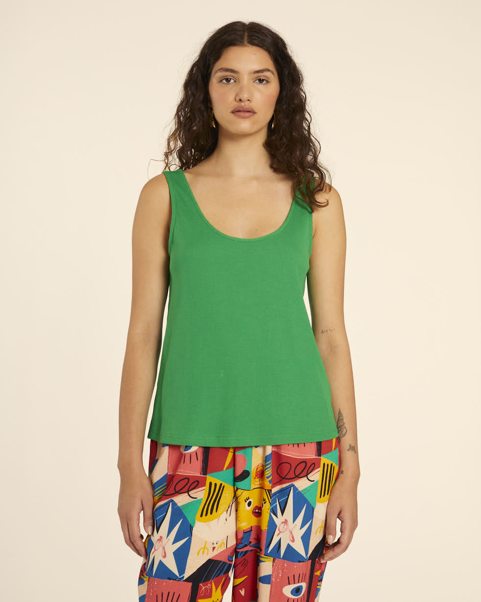 pepaloves TOP CANALE TIRANTAS VERDE