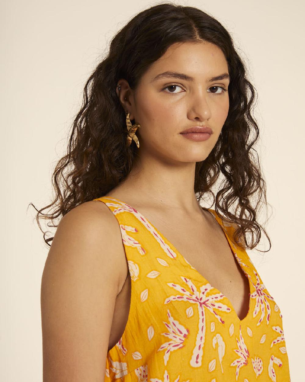 Pepaloves TOP CON BORDADO DE PALMERAS