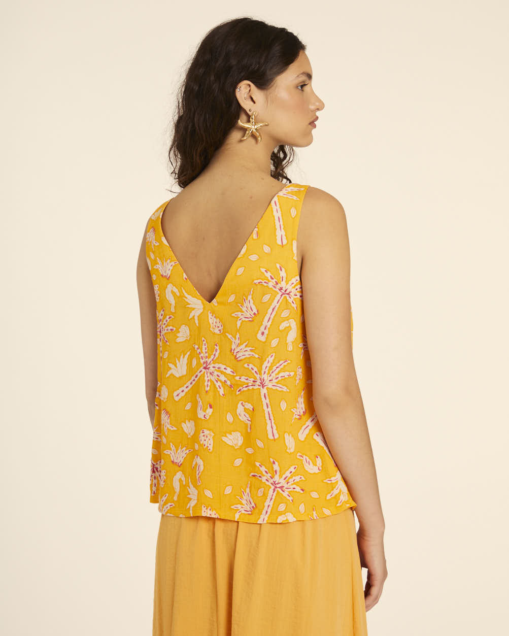 Pepaloves TOP CON BORDADO DE PALMERAS