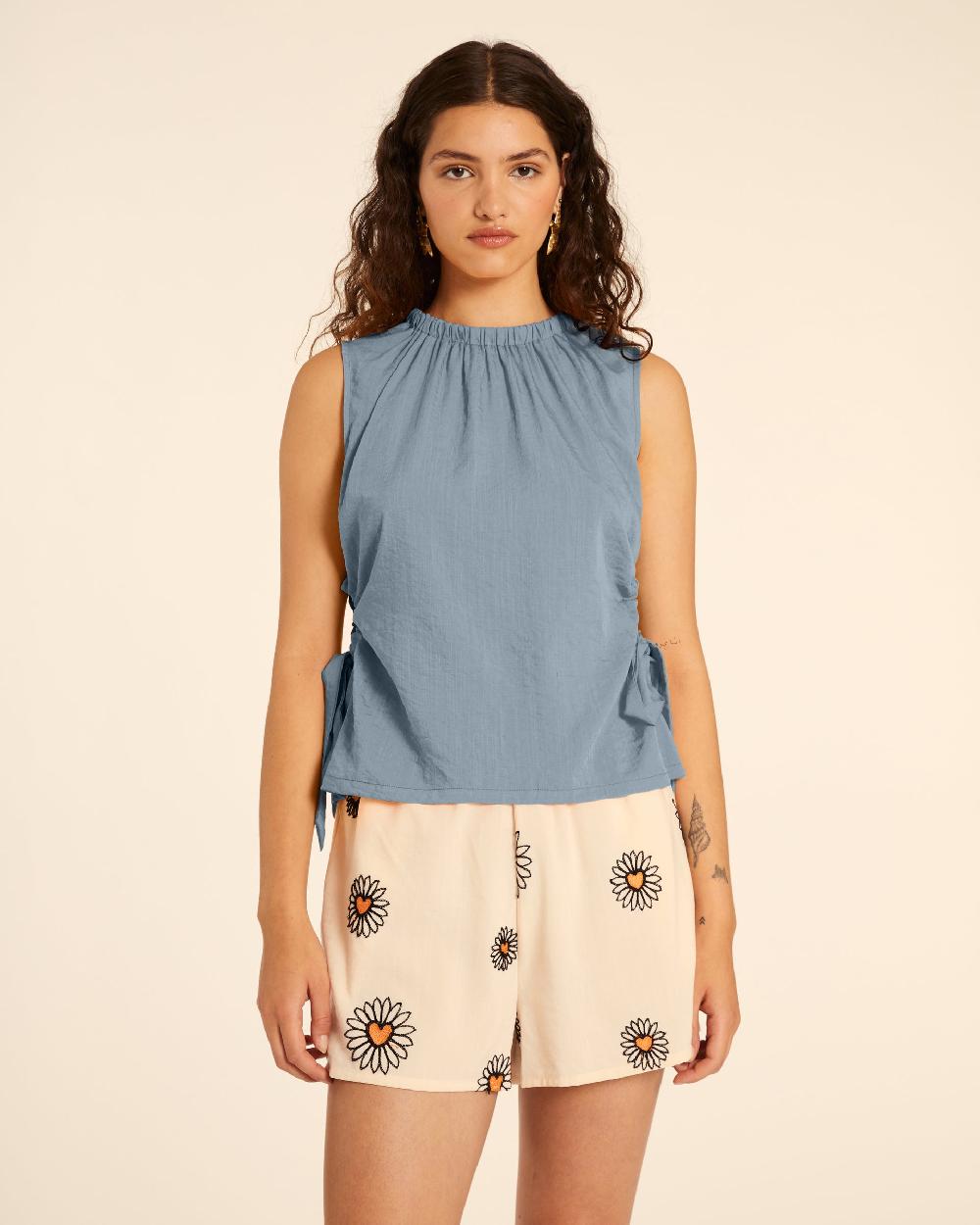 pepaloves TOP CUT OUT AZUL