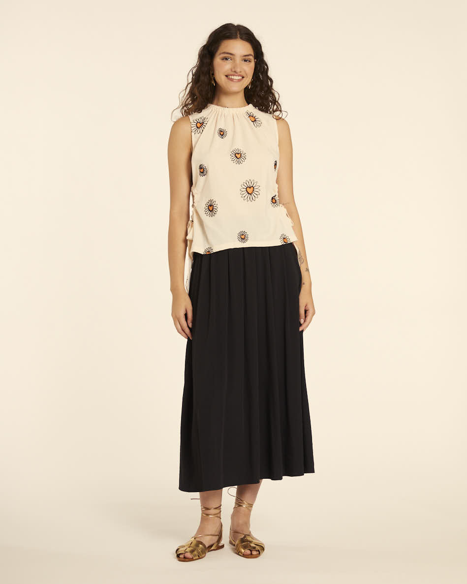 Pepaloves TOP CUT OUT BORDADO MARGARITA