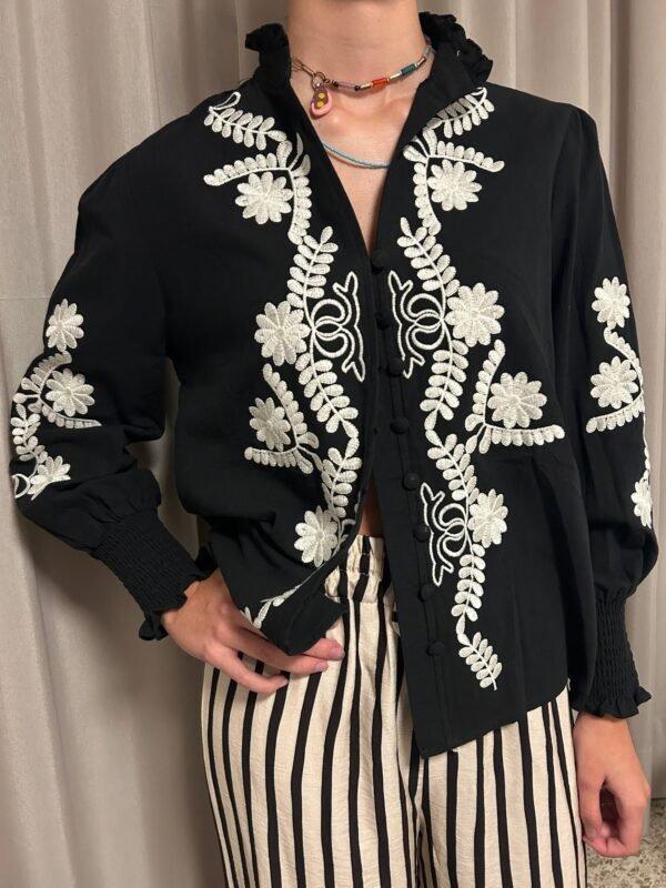 peperosa Camisa Bordada