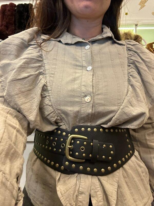 Peperosa Cinturón Tachuelas Elástico