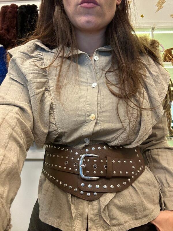 Peperosa Cinturón Tachuelas Elástico