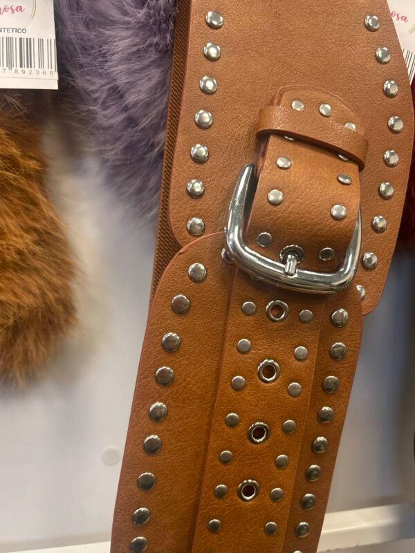 peperosa Cinturón tachuelas elástico