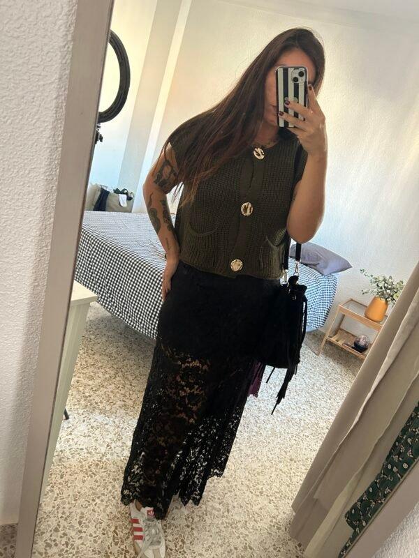 Peperosa Falda Encaje