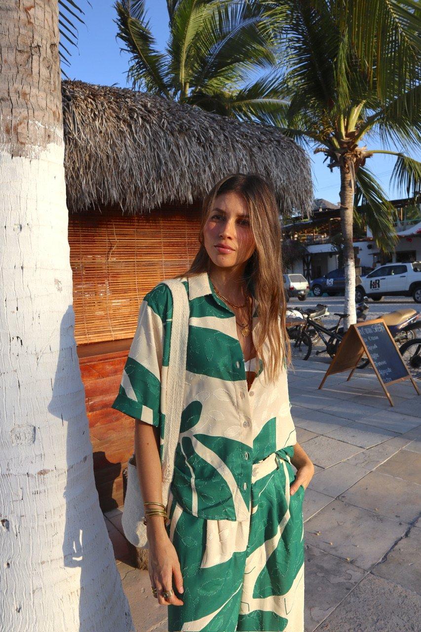 pepita pérez Camisa – Set Isleño