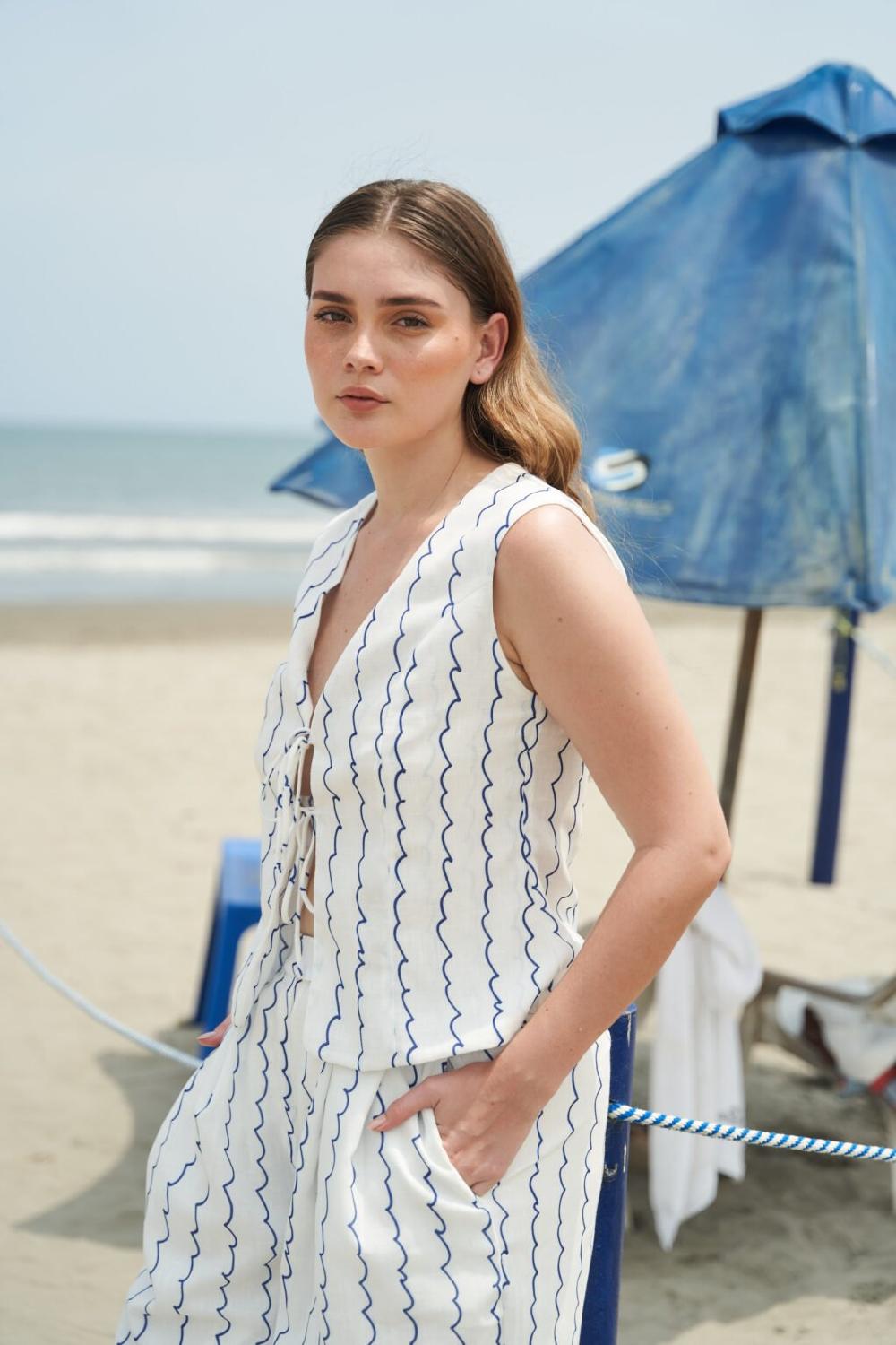 pepita pérez Top – Set Olas