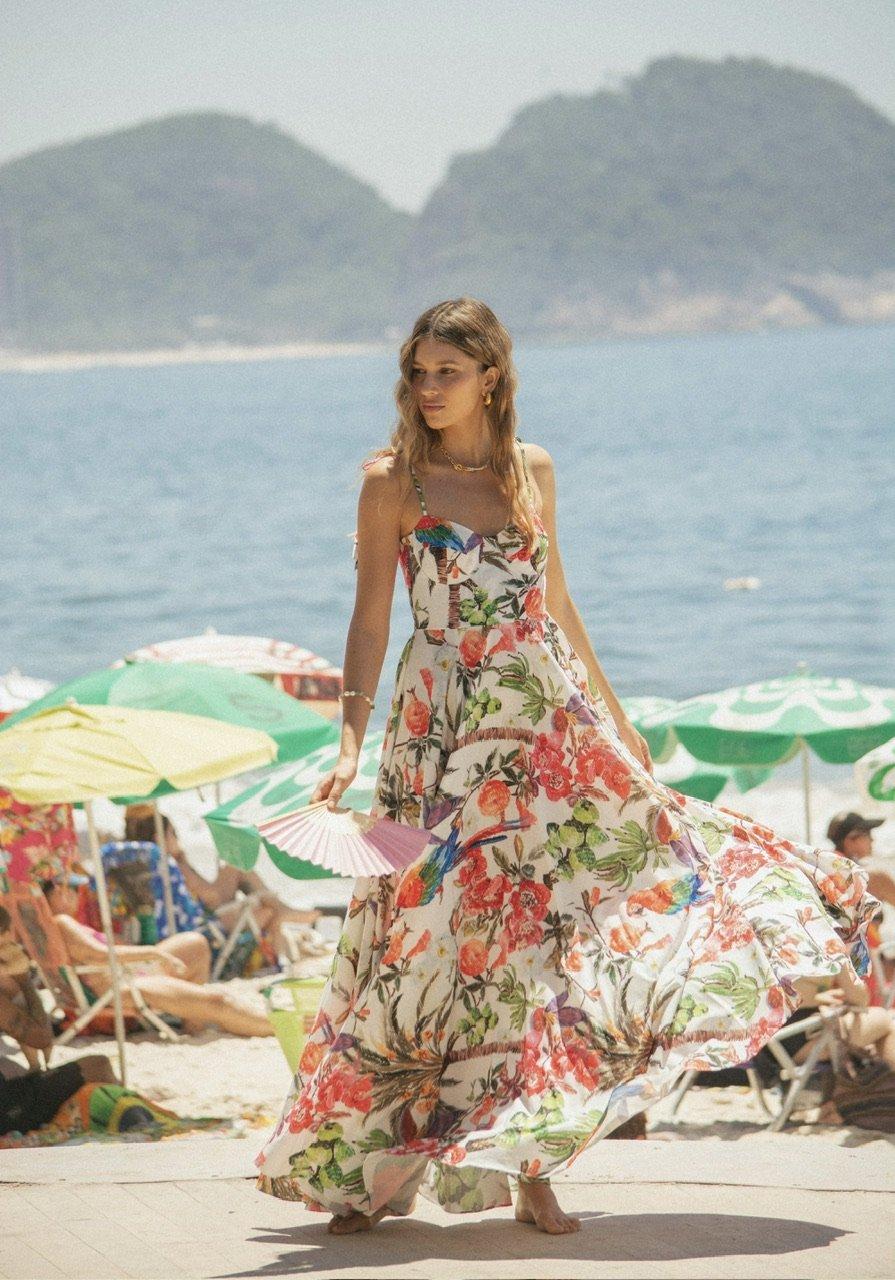 pepita pérez Vestido Guacamaya