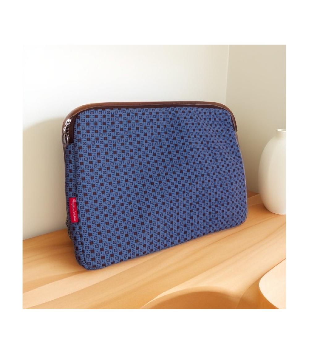Perpetummobile Cartera Y Funda De Ordenador Jacquard Azul