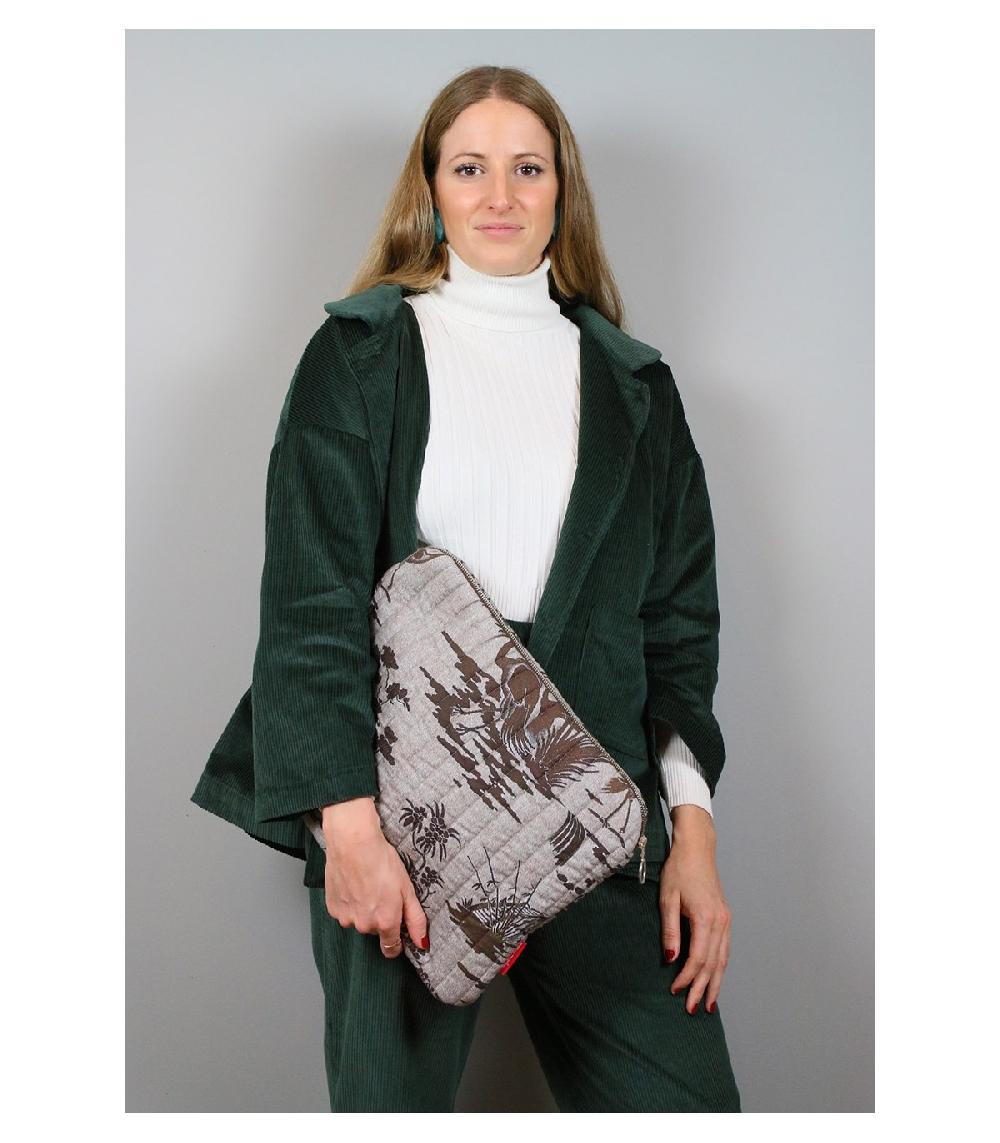 Perpetummobile Cartera Y Funda De Ordenador Marrón Claro