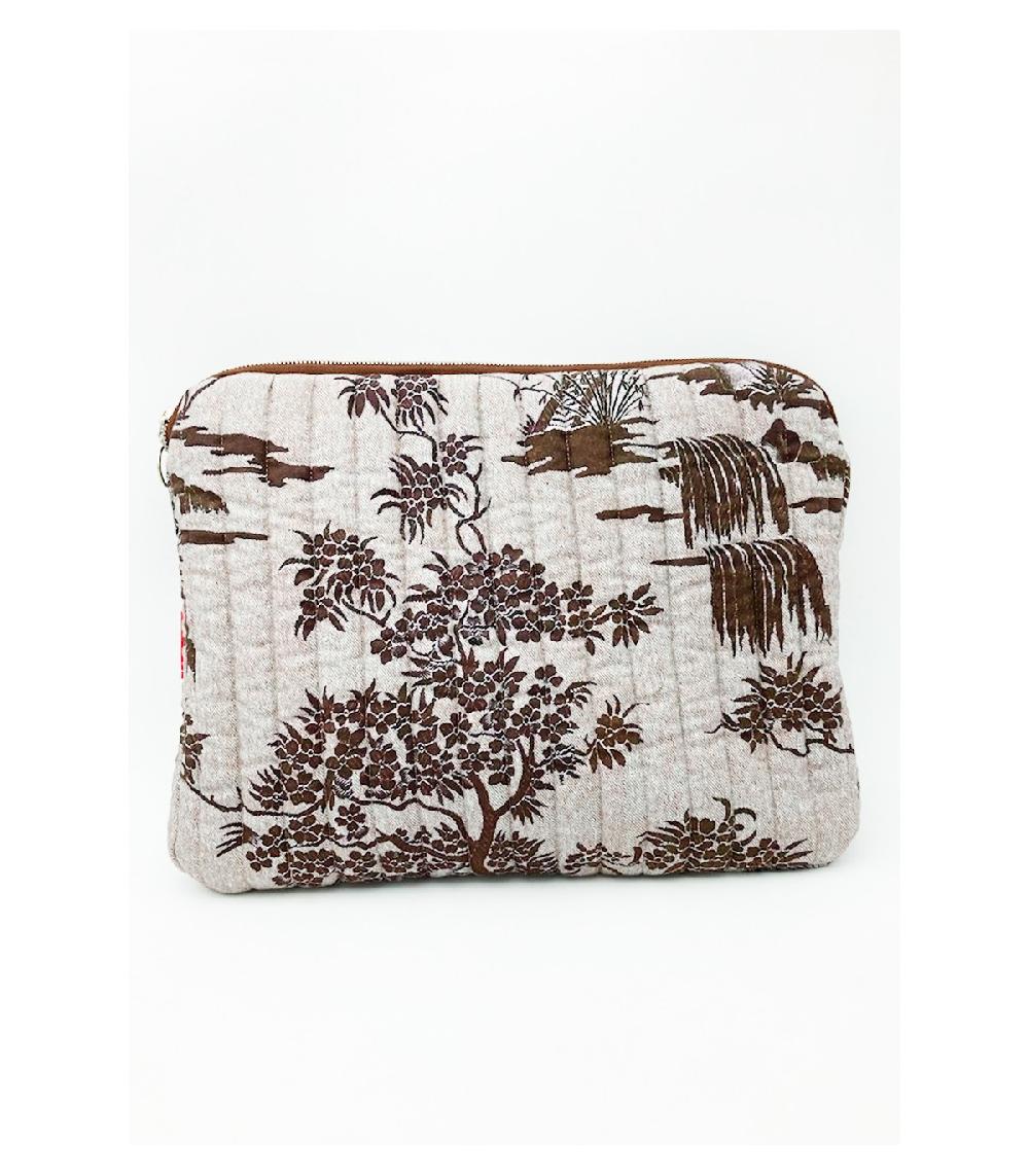 Perpetummobile Cartera Y Funda De Ordenador Marrón Claro