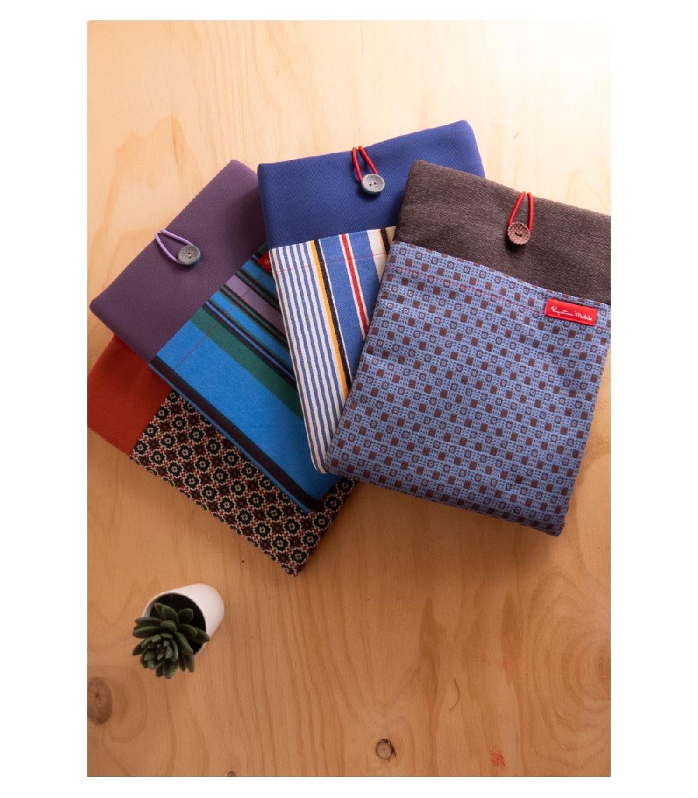 Perpetummobile Funda De Ordenador Tipo Sobre Jacquard Azul