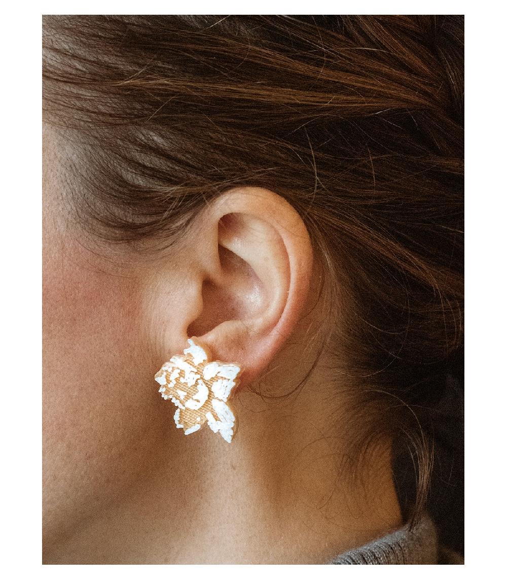 perpetummobile Pendientes de flor Regina por MRLASPIUR