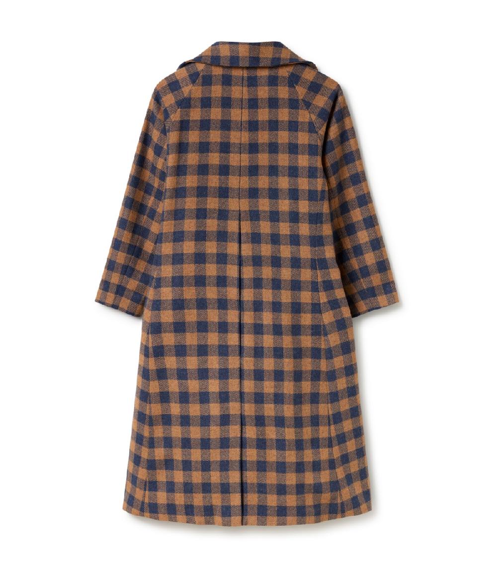 Perpetummobile Abrigo Miu Cuadros Vichy Azul